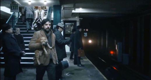 Inside Llewyn Davis - Oscar Isaac and Cat