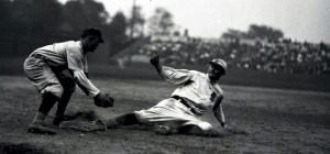 Ty Cobb Sliding